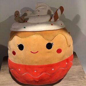 Squishmallows Ginger the Silver Tag RARE Gingerbread Latte 13” w/o Tag Toddlers